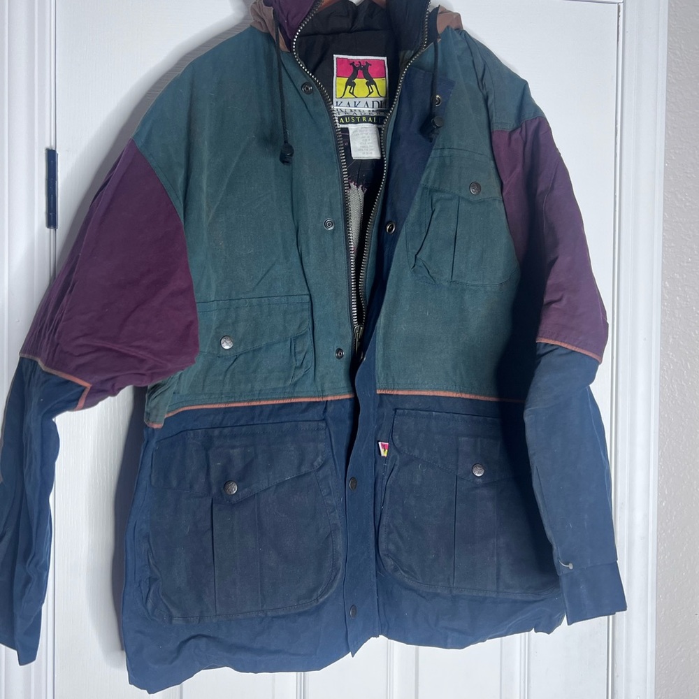 Vintage Australian Kakadu Outdoor Waxed Lined Jacket - Mens Medium